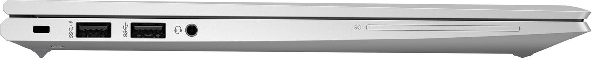 Laptop HP EliteBook 845 G8, 14" FHD IPS, Ryzen 5 5600U, 8GB, 256GB SSD, audio B&O, KB retroiluminado, USB-C, seguridad HP Wolf Pro, Windows 10 Pro
