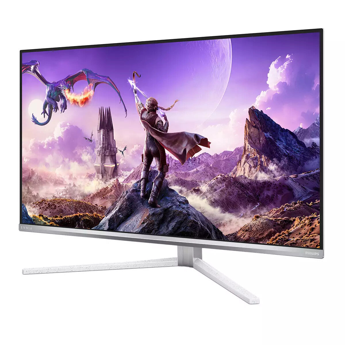 Philips Evnia 8000 32M2N8900P/00 computer monitor 80 cm (31.5") 3840 x 2160 pixels 4K Ultra HD QD-OLED White