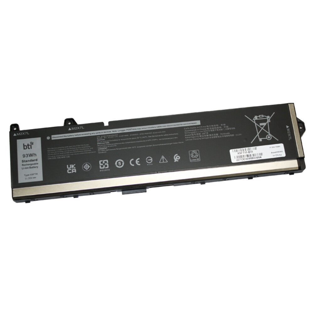BTI CN-05JMD8 compatible 93Wh 6-cell battery for DELL PRECISION 7670 7680 7770 7780