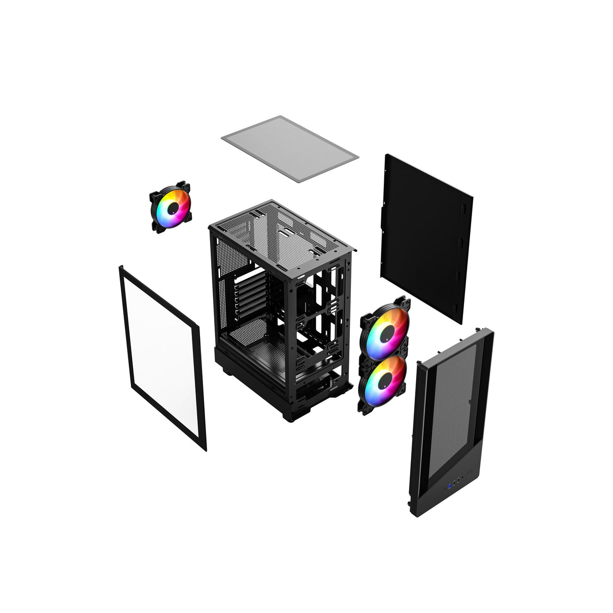 VIDA SPIRE ATX BLACK GAMING CASE Desktop