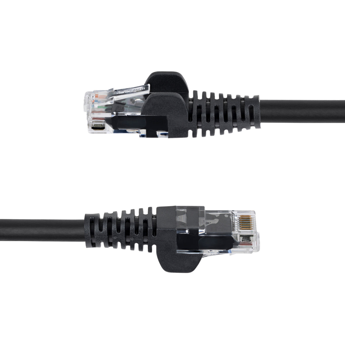 StarTech.com 7m Black Cat6 Ethernet Cable, Snagless, 100W PoE, UTP, 24AWG Pure Bare Copper Wire, RJ45 Network Patch Cord w/Strain Reliefs, Individually Tested