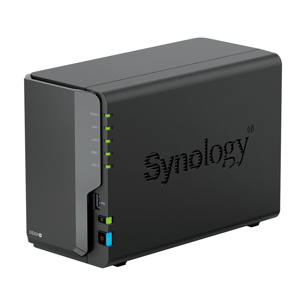 Synology DiskStation DS224+ NAS/storage server Desktop Intel® Celeron® J4125 2 GB DDR4 0 TB Black