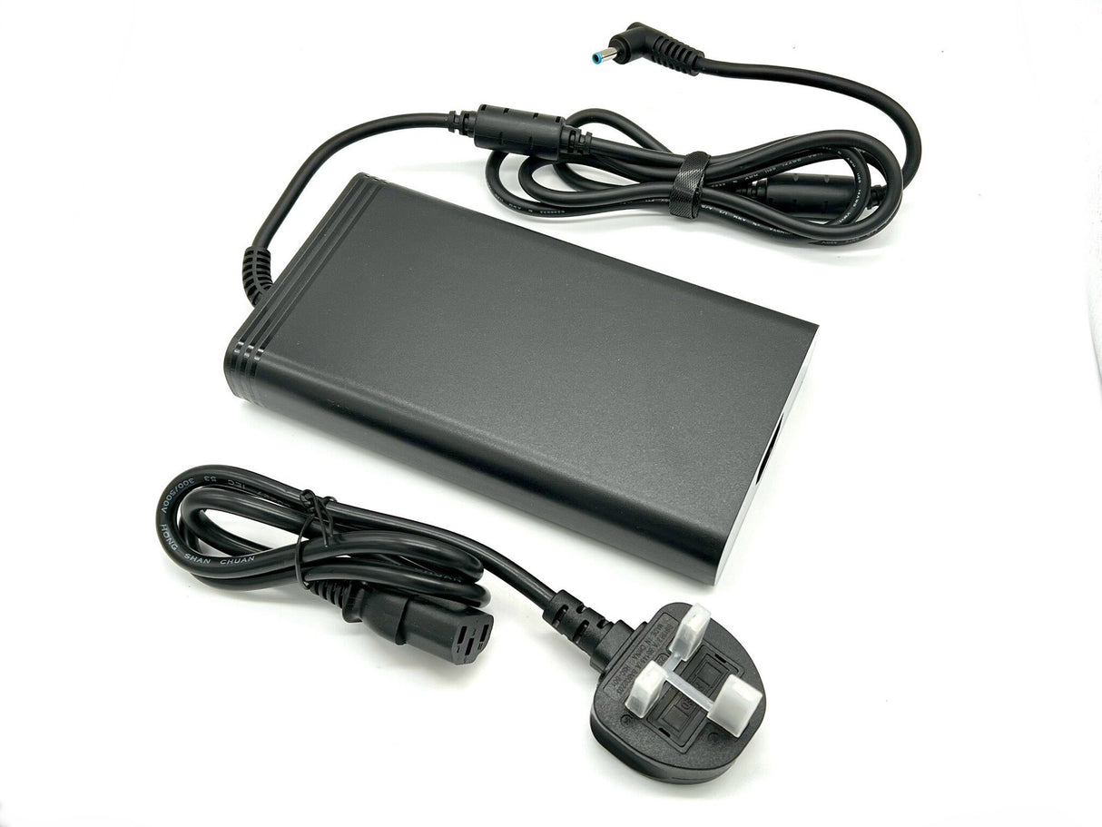 BTI 200W AC Adapter for HP Envy 15-EP HP Gaming Laptop 15 16 Zbook 15 G5 G6 with 4.5mm x 3.0mm connector. UK power cable