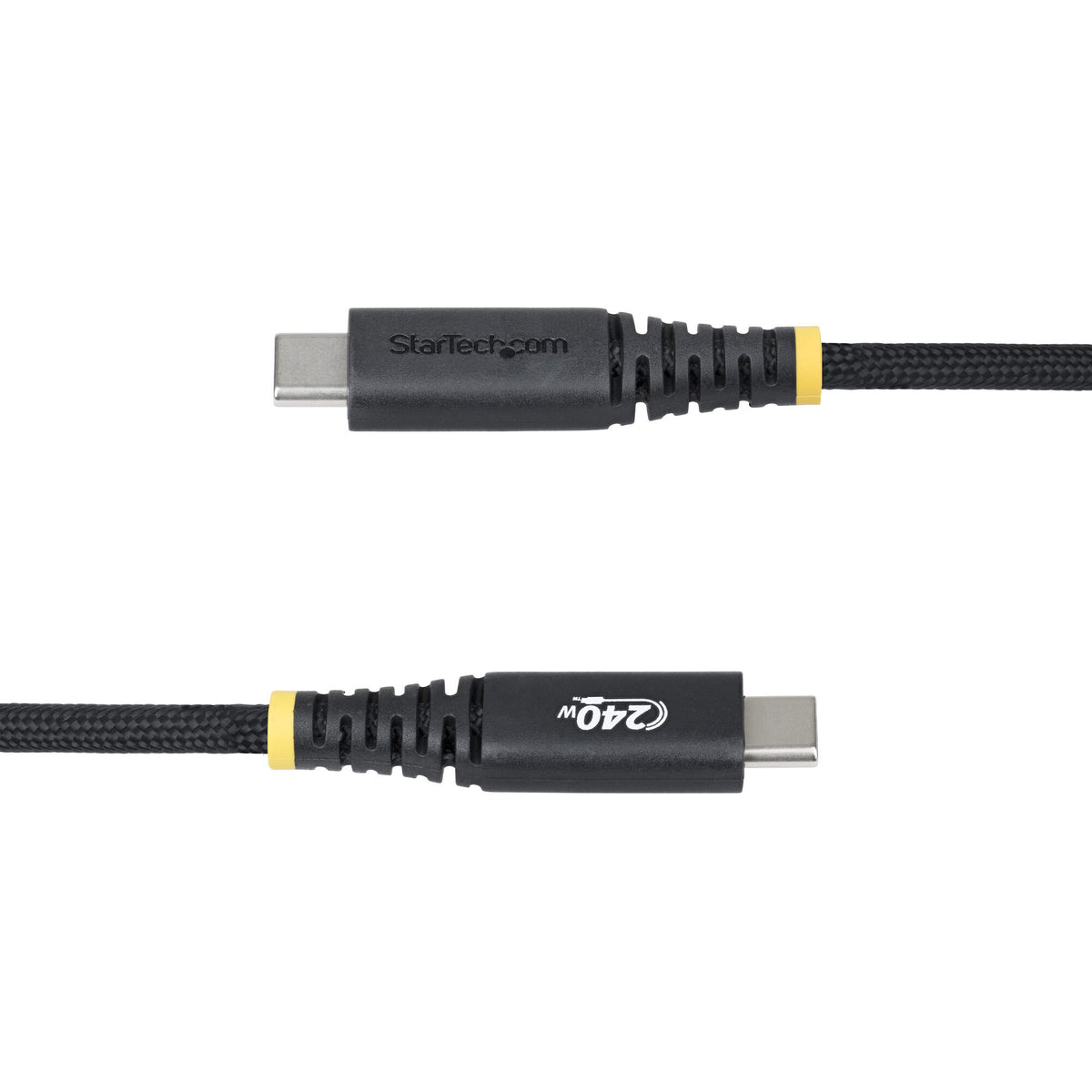 StarTech.com 10ft (3m) USB-C Charging Cable, Durable and Ultra-Flexible, 240W (5A) PD EPR, USB 2.0 Laptop Charger Cable, USB-IF Certified, Rugged USB-C Charging Cord