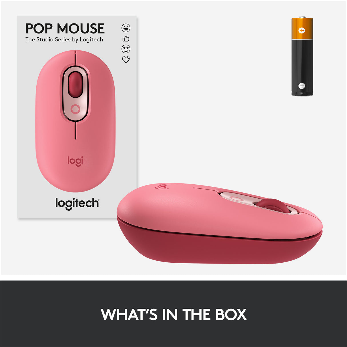 Logitech POP Mouse with emoji