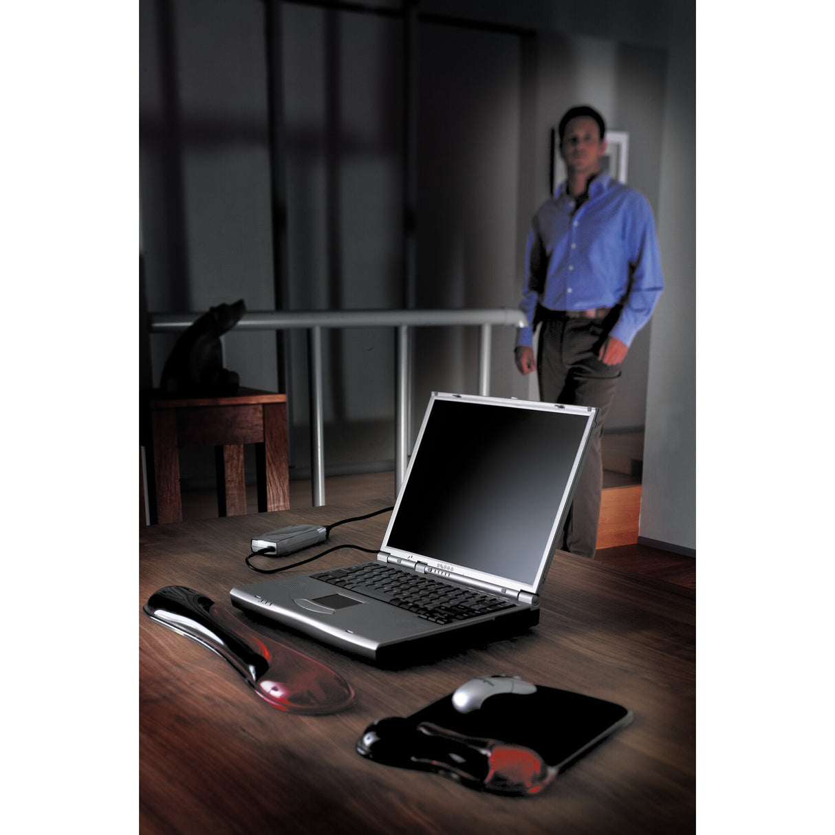 Kensington Duo Gel Mouse Pad Wrist Rest — Red