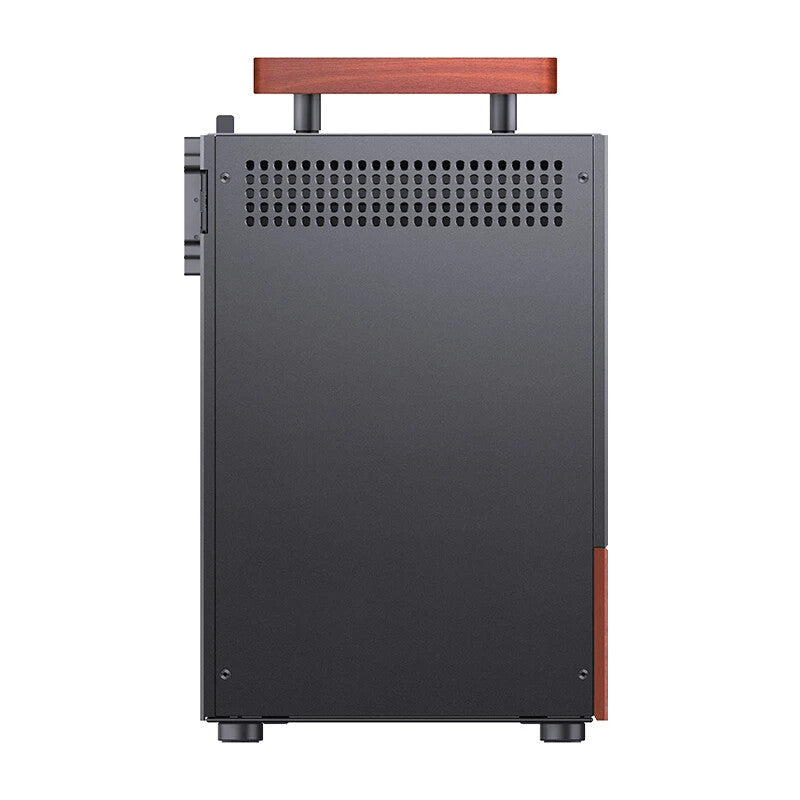 Jonsbo T6 Midi Tower Black, Wood