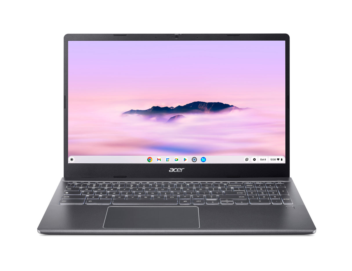 Acer Chromebook Plus 515 CBE595-2T-TCO-562J Intel Core 5 120U 39.6 cm (15.6") Touchscreen Full HD 8 GB LPDDR5x-SDRAM 256 GB SSD Wi-Fi 6 (802.11ax) ChromeOS Grey