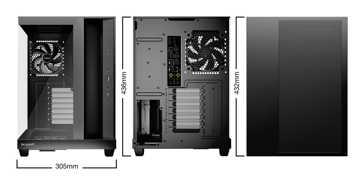be quiet! Light Base 500 Midi Tower Black