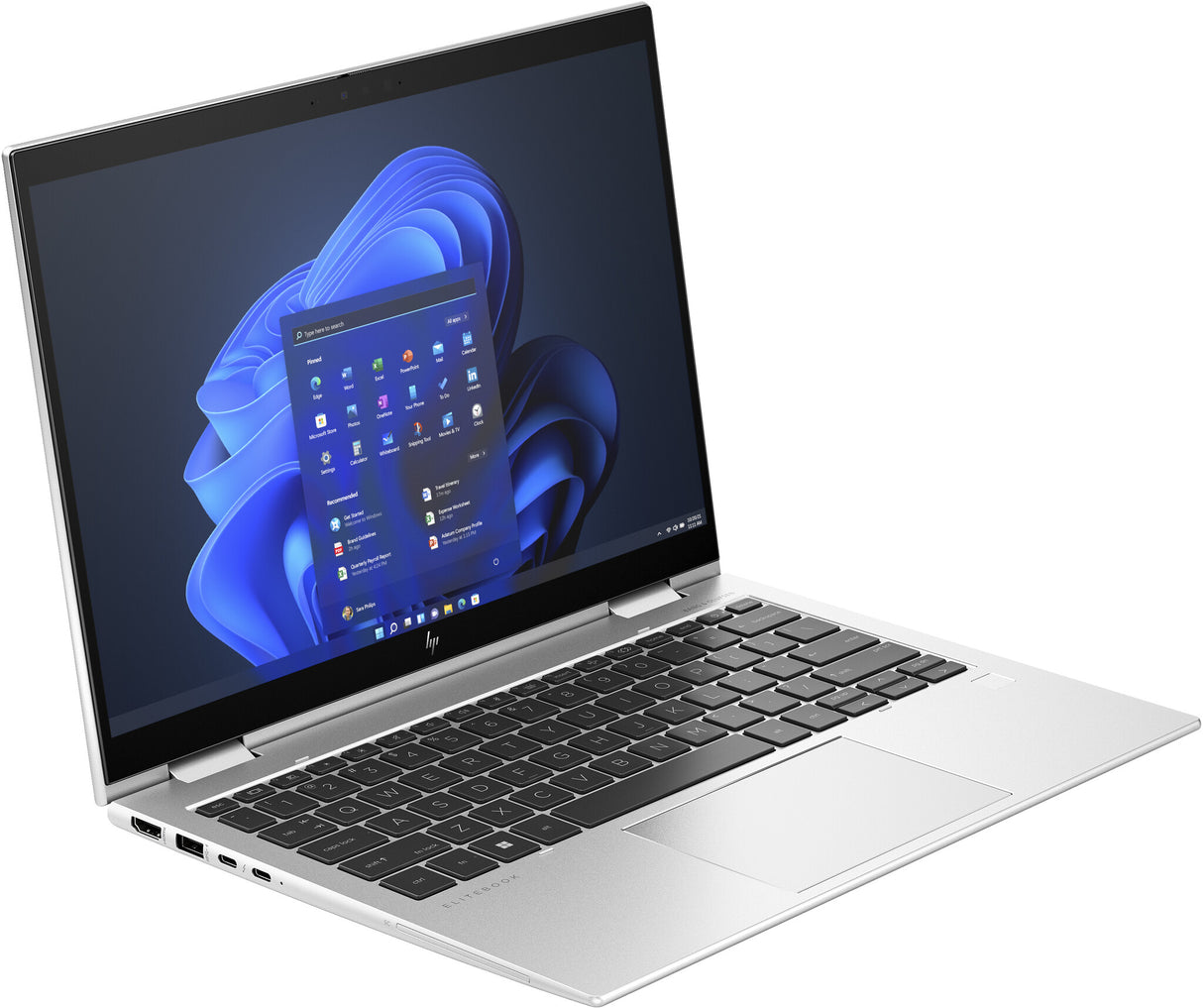 HP Elite x360 830 G10 Intel® Core™ i5 i5-1335U Hybrid (2-in-1) 33.8 cm (13.3") Touchscreen WUXGA 16 GB LPDDR5-SDRAM 512 GB SSD Wi-Fi 6E (802.11ax) Windows 11 Pro Silver