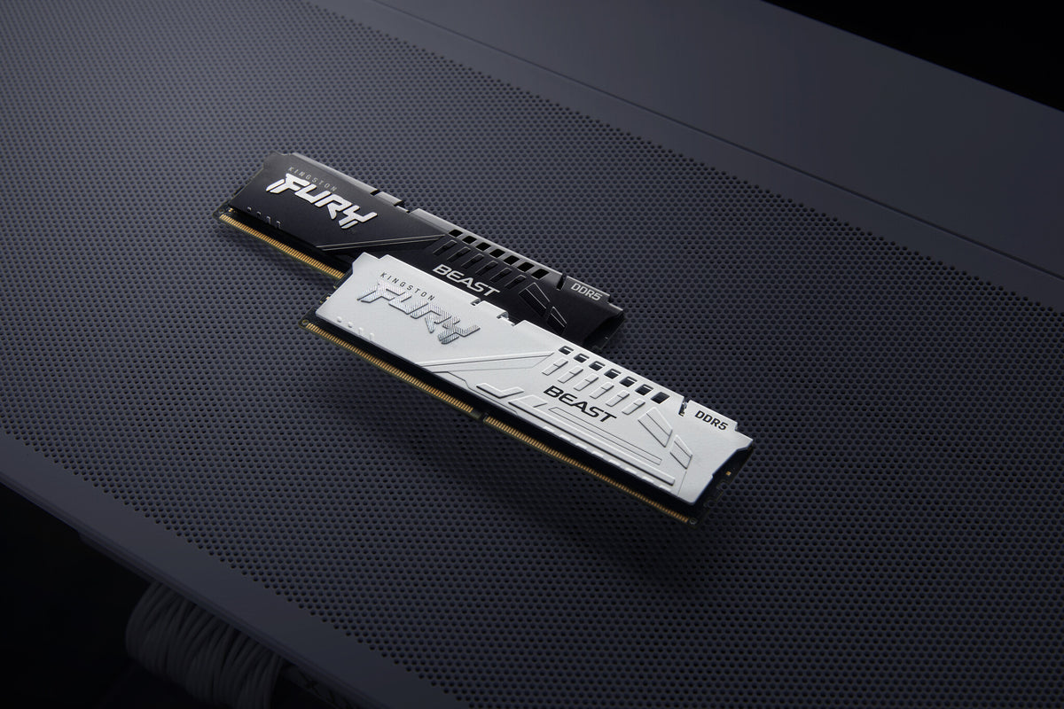 Kingston Technology FURY Beast 64GB 6400MT/s DDR5 CL32 DIMM (Kit of 2) White EXPO
