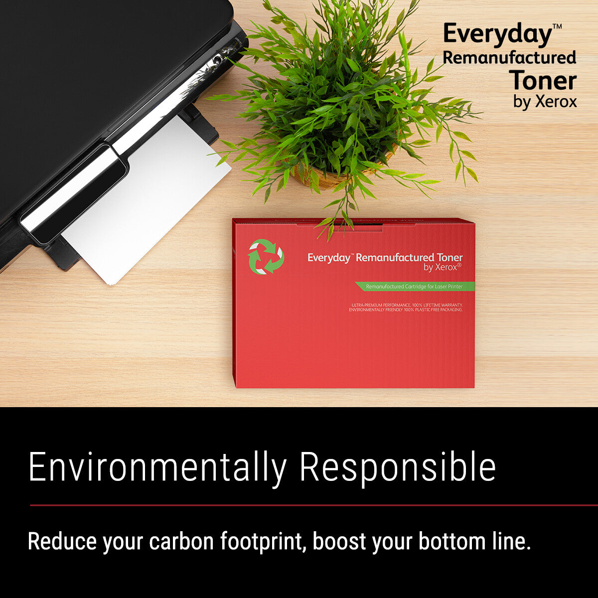 Everyday™ Black Remanufactured Toner by Xerox compatible with HP 131X (CF210X), High capacity