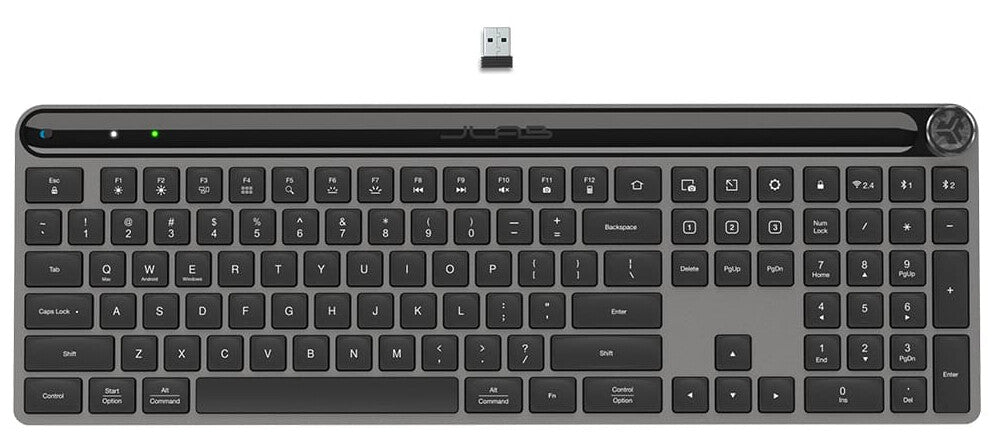 JLab Epic keyboard Office USB + Bluetooth QWERTY English Black