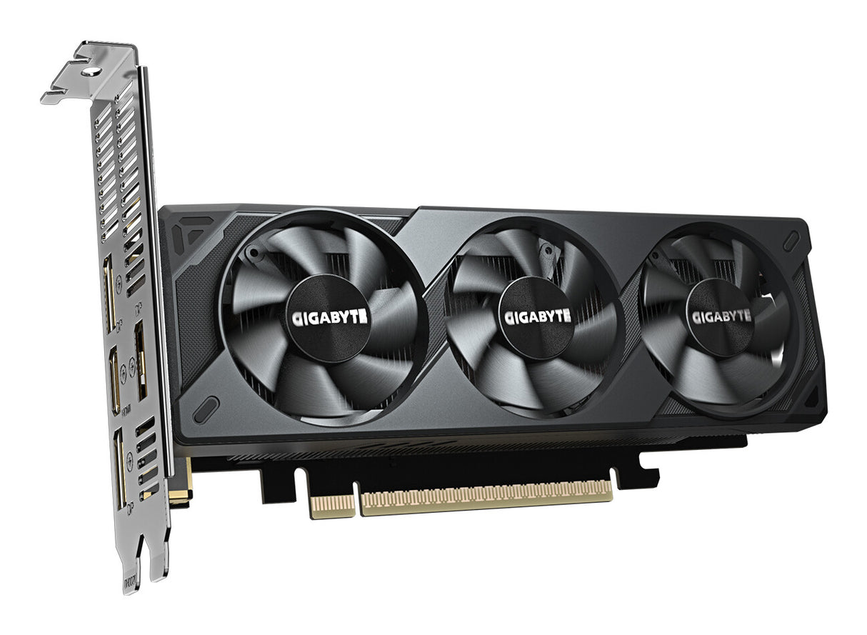 GIGABYTE GeForce RTX 5060 OC Low Profile 8G Graphics Card - 8GB GDDR7, 128bit, PCI-E 5.0, 2512 MHz Core Clock, 3 x DisplayPort, 1 x HDMI, GV-N5060OC-8GL