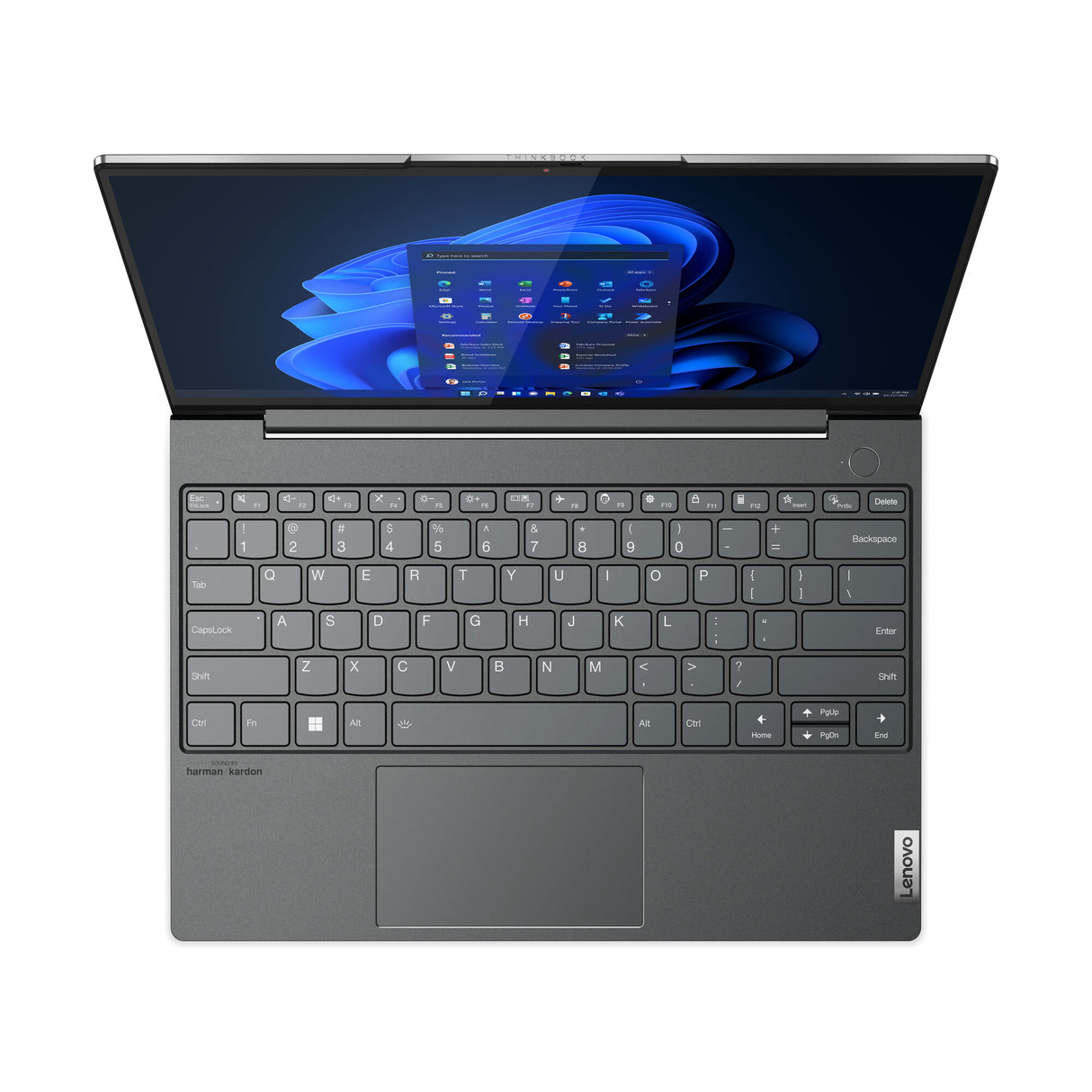 Lenovo ThinkBook 13x G2 IAP Intel® Core™ i5 i5-1235U Laptop 33.8 cm (13.3") WQXGA 8 GB LPDDR5-SDRAM 256 GB SSD Wi-Fi 6E (802.11ax) Windows 11 Pro UK English Grey