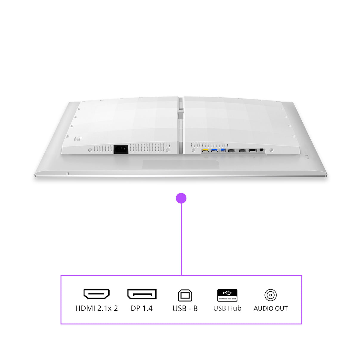 Philips Evnia 8000 27M2N8500/00 computer monitor 67.3 cm (26.5") 2560 x 1440 pixels Quad HD QD-OLED White