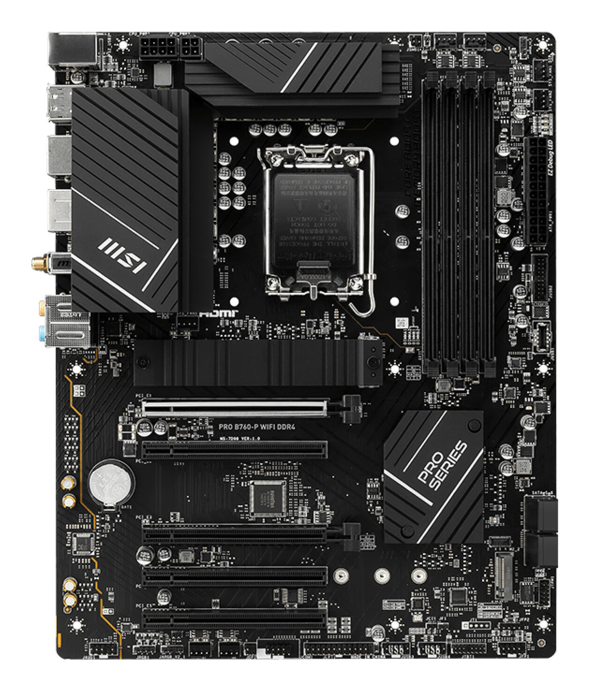 MSI PRO B760-P WIFI DDR4 motherboard LGA 1700 ATX
