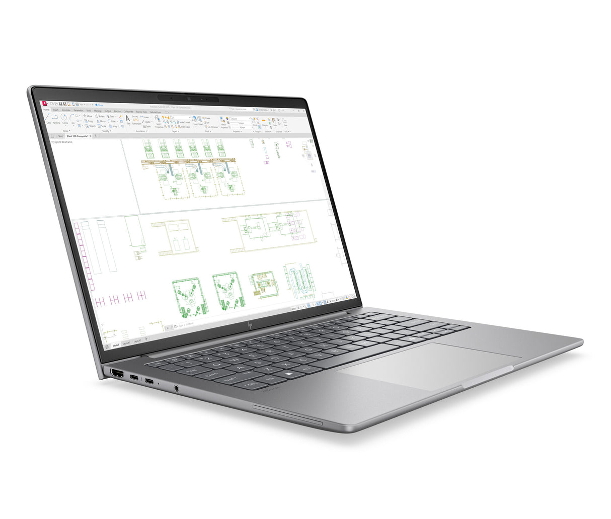 HP ZBook 8 G2i 14 inch Mobile Workstation PC - Data Science Copilot+ PC Intel Core Ultra 7 356H 35.6 cm (14") WUXGA 32 GB DDR5-SDRAM 1 TB SSD Wi-Fi 7 (802.11be) Windows 11 Pro AI Workstation, AI PC Silver