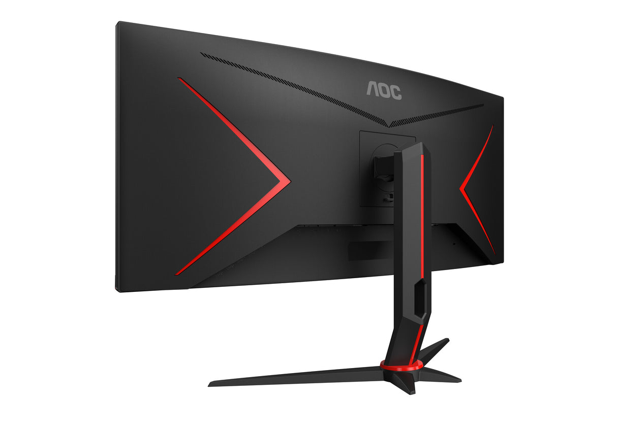 AOC G2 CU34G2XP computer monitor 86.4 cm (34") 3440 x 1440 pixels UltraWide Quad HD LED Black, Red