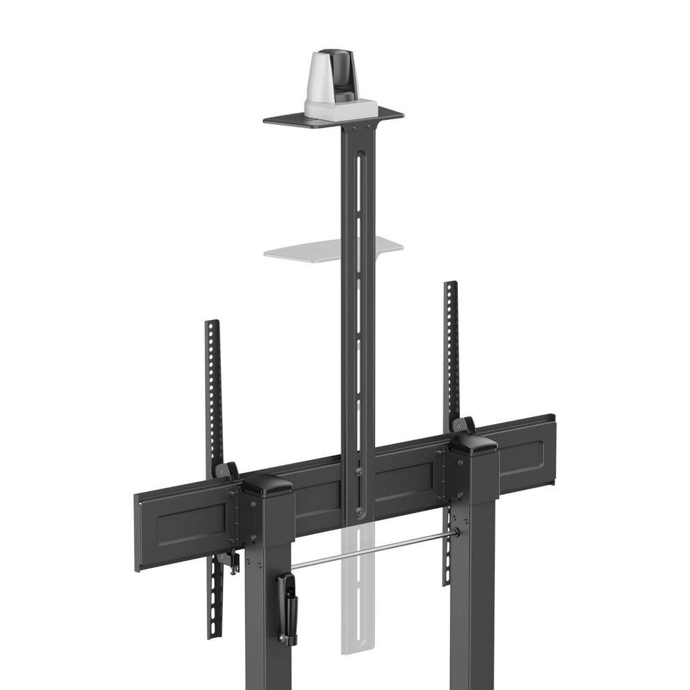 Manhattan Trolley Mount Stand for TV & Monitors (crank handle height adjust), For screens: 37" to 120",VESA compatibility:all between 200x200 to 1000x600mm -check the dimensions of the four mounting holes on back of screen to ensure it fits,Max 120kg,1180