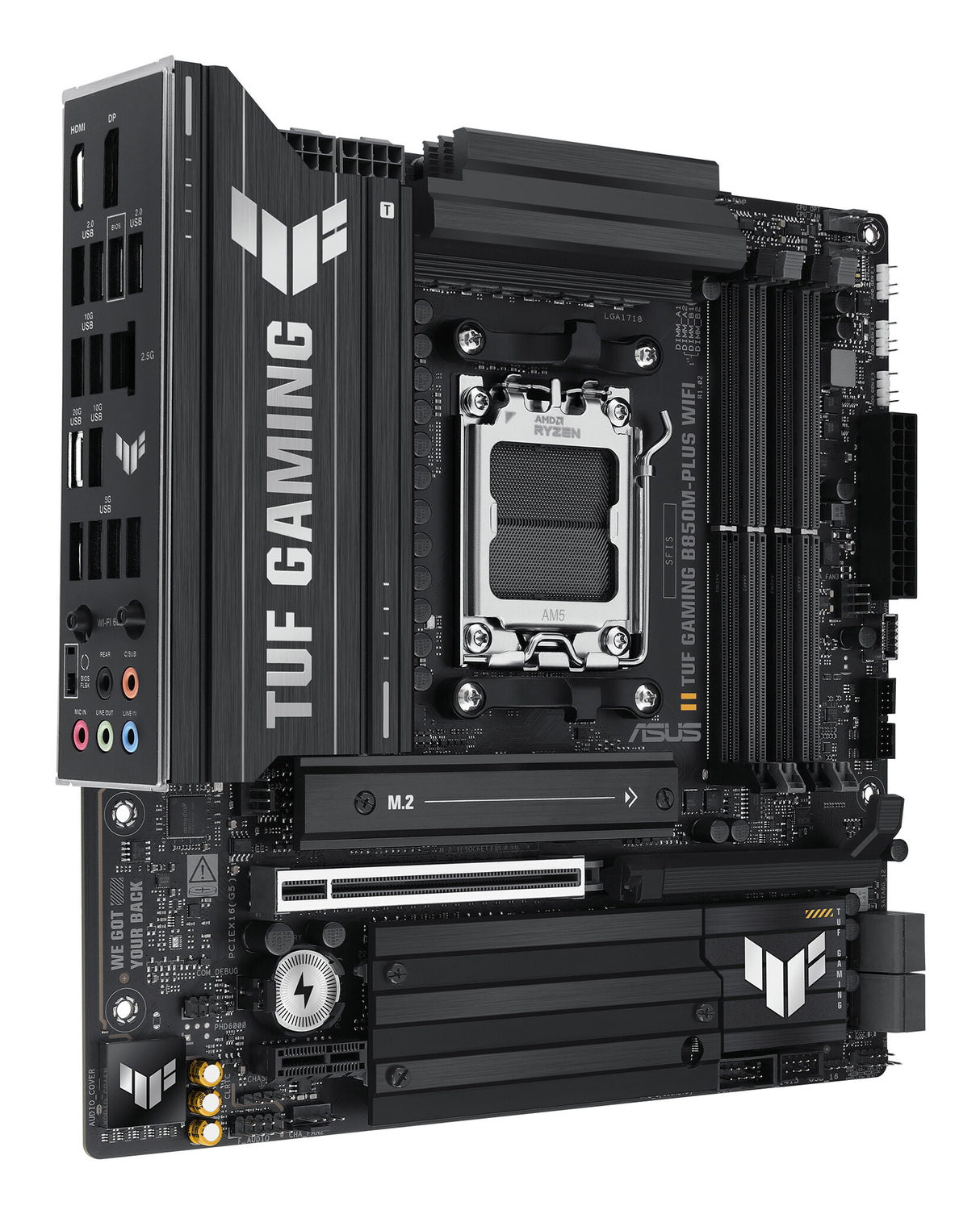 ASUS TUF GAMING B850M-PLUS WIFI AMD B850 Socket AM5 micro ATX