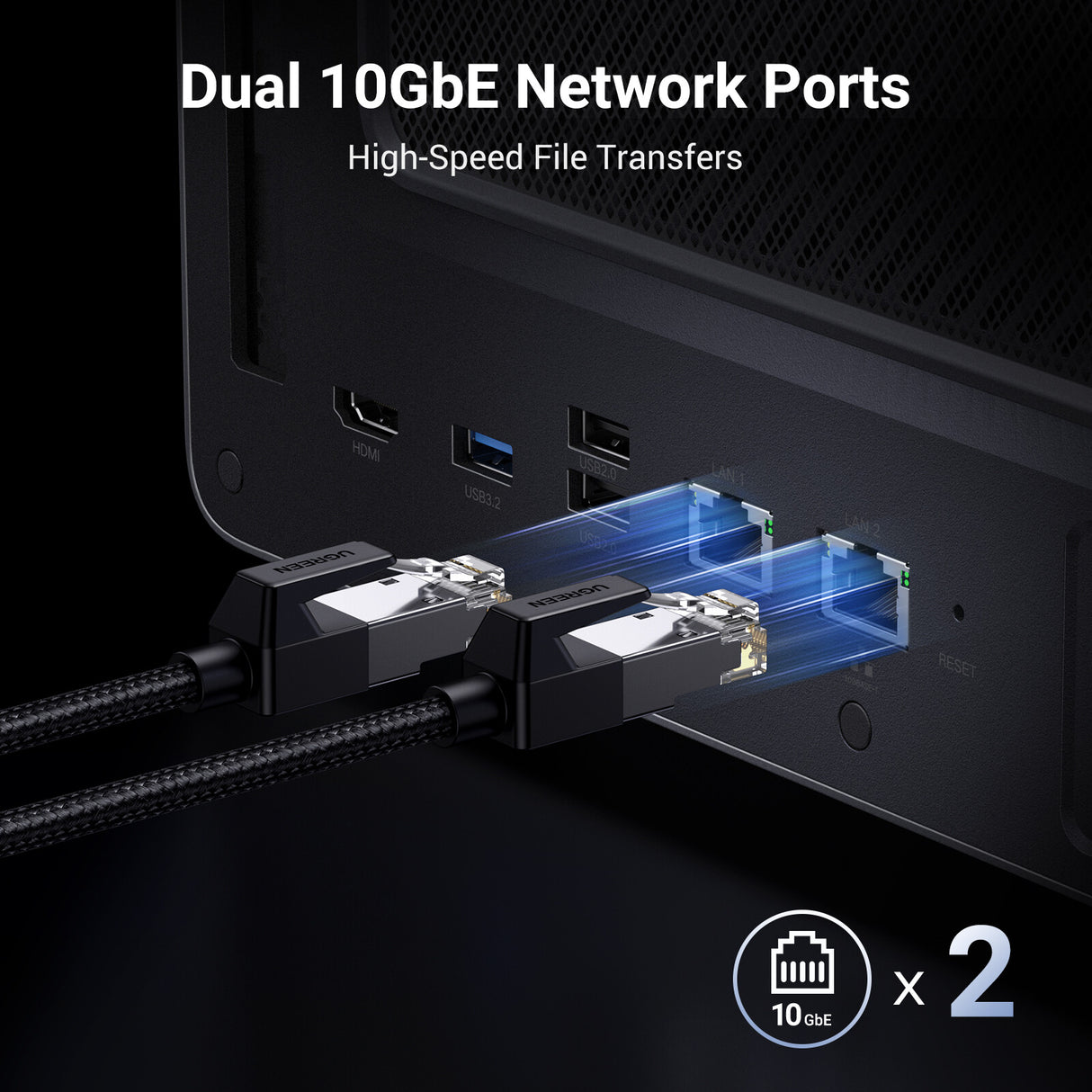 Ugreen NETWORK ATTACHED DXP6800PR DISKLESUK NAS Desktop Intel® Core™ i5 i5-1235U 8 GB DDR5 UGOS Pro