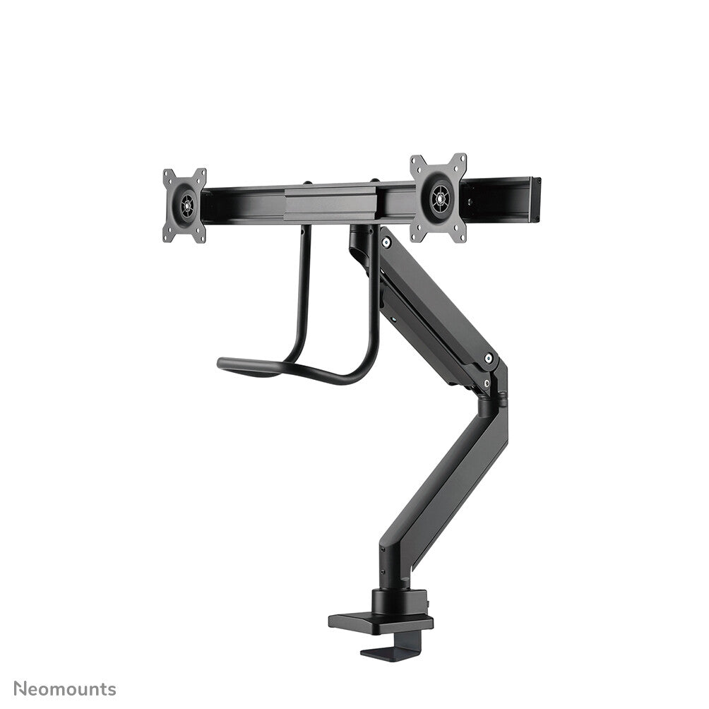 Neomounts NM-D775DXBLACK Monitor arm 10-32" - gas spring - Topfix - 180°-stop