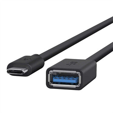 Belkin F2CU036btBLK USB cable USB 3.2 Gen 1 (3.1 Gen 1) USB C USB A 5 Gbit/s Black