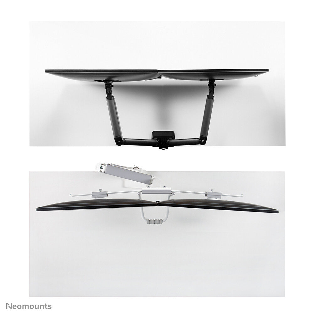 Neomounts DS75-450WH2 Monitor arm 17-32" - gas spring - Topfix - 180°-stop