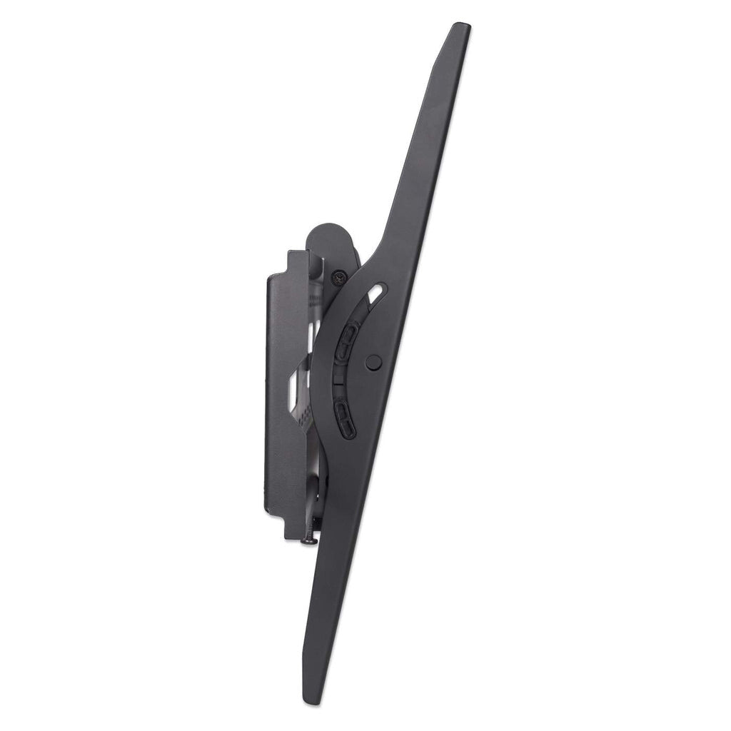 Manhattan Wall Mount for TV & Monitors (Tiltable), For screens 37" to 75", VESA compatability: all between 200x200mm and 800x400mm - check the dimensions of the four mounting holes on back of screen to ensure it fits, Max 75kg, Black, Bracket