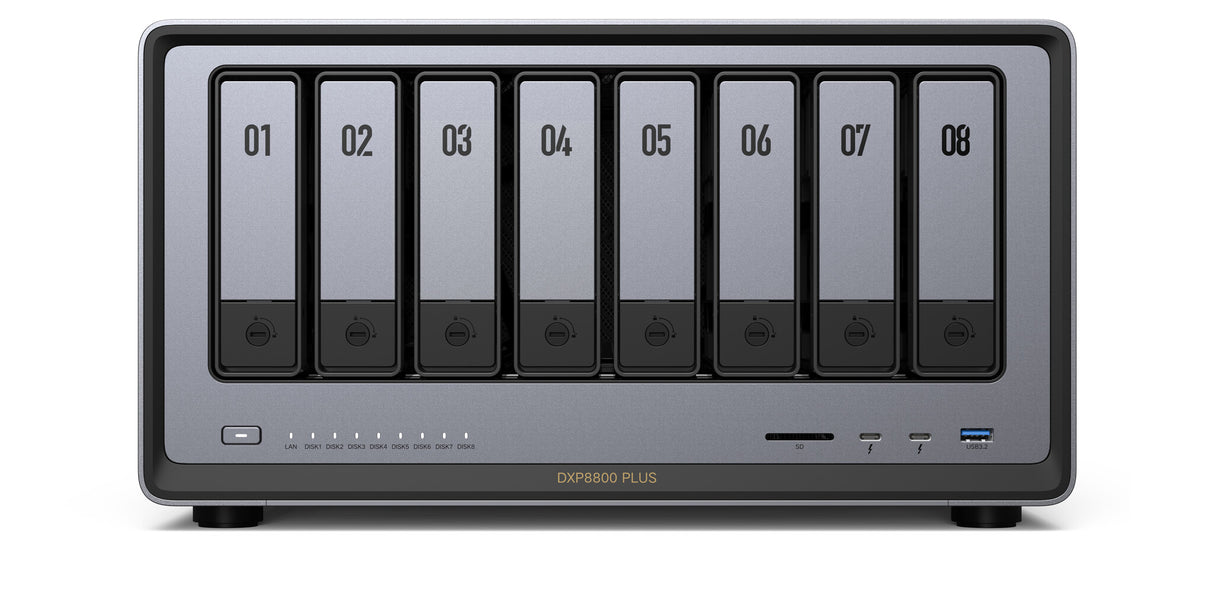 Ugreen NETWORK ATTACHED DXP6800PR DISKLESUK NAS Desktop Intel® Core™ i5 i5-1235U 8 GB DDR5 UGOS Pro