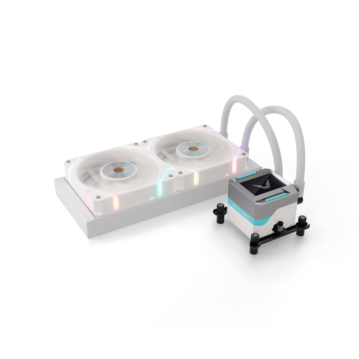 Valkyrie Syn 240 ARGB Processor All-in-one liquid cooler 24 cm White