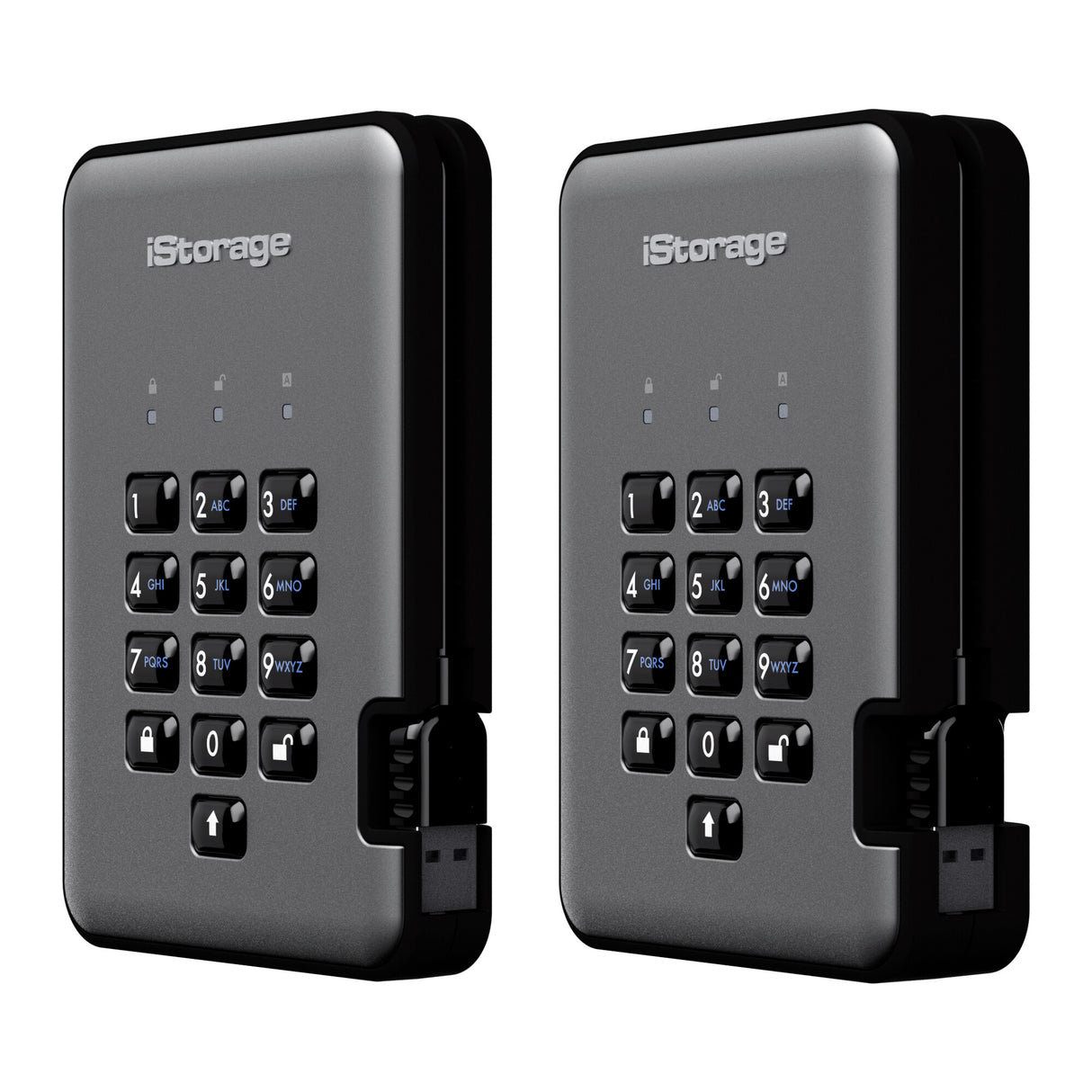 iStorage diskAshur PRO2 diskAshur PRO² SSD 2TB | Secure Portable Solid State Drive |FIPS 140-2 Level 2, NCSC CPA, NLNCSA BSPA & NATO Restricted | AES-XTS 256-bit Hardware Encryption | PIN protected | OS & Platform Independent |GDPR, TAA Compliant|Brute fo