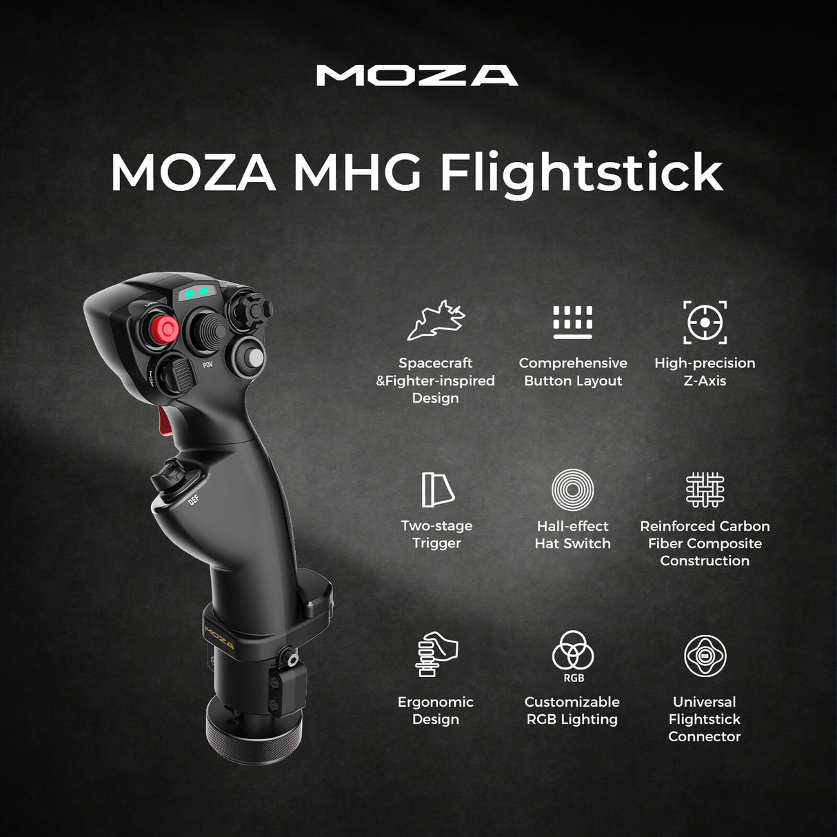 MOZA MHG Flight Stick