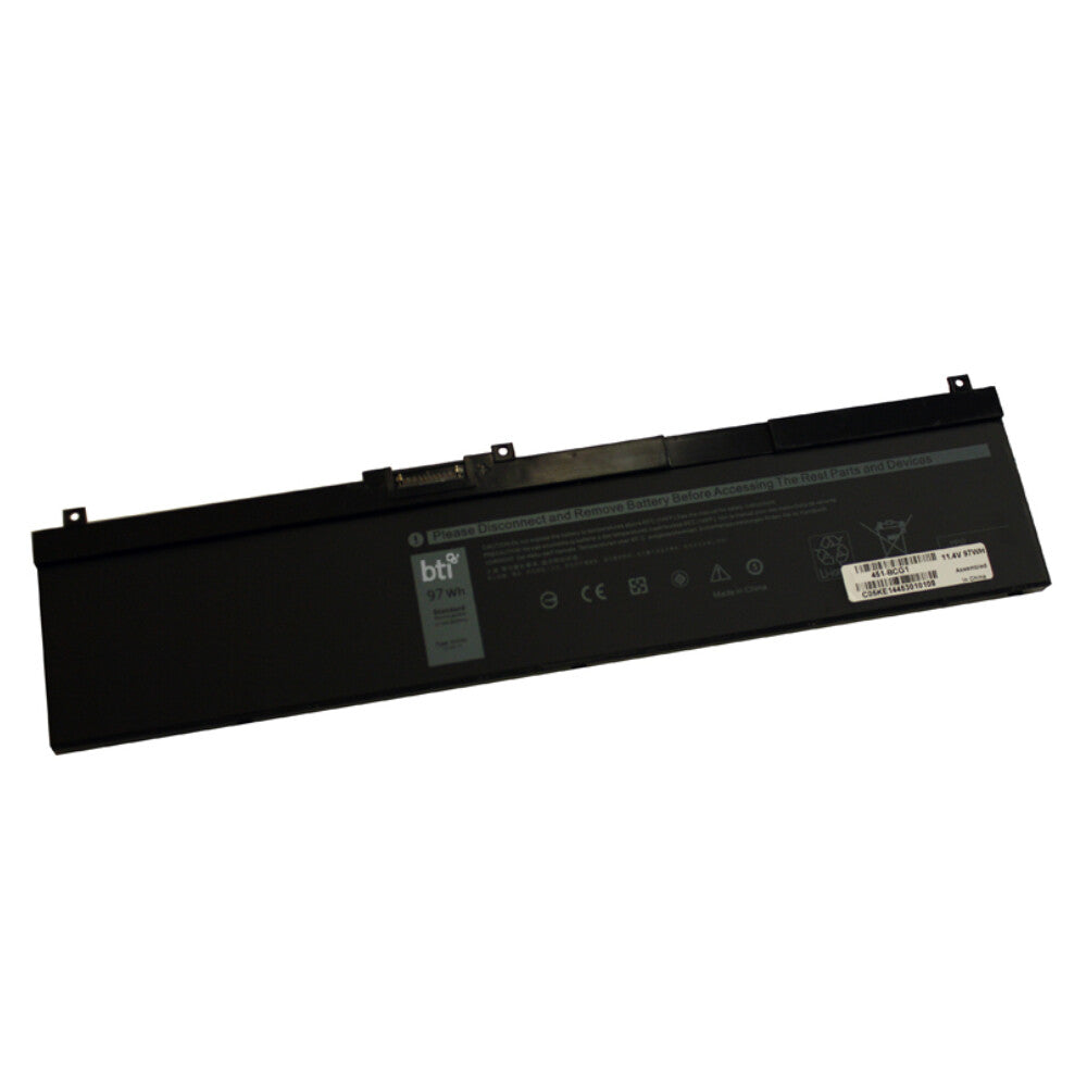 BTI Replacement 6 cell battery for DELL Precision 7530 7730 7540 7740 Mobile Workstation replacing OEM part numbers 451-BCGI 00WMRC CJ18V DP9KT GW0K9 NYFJH // 11.4V 97Wh