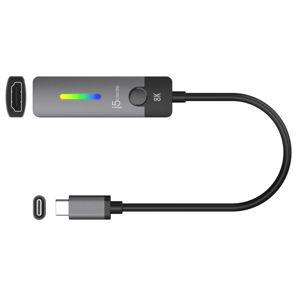 j5create JCA157-N USB-C® to HDMI™ 2.1 8K Adapter