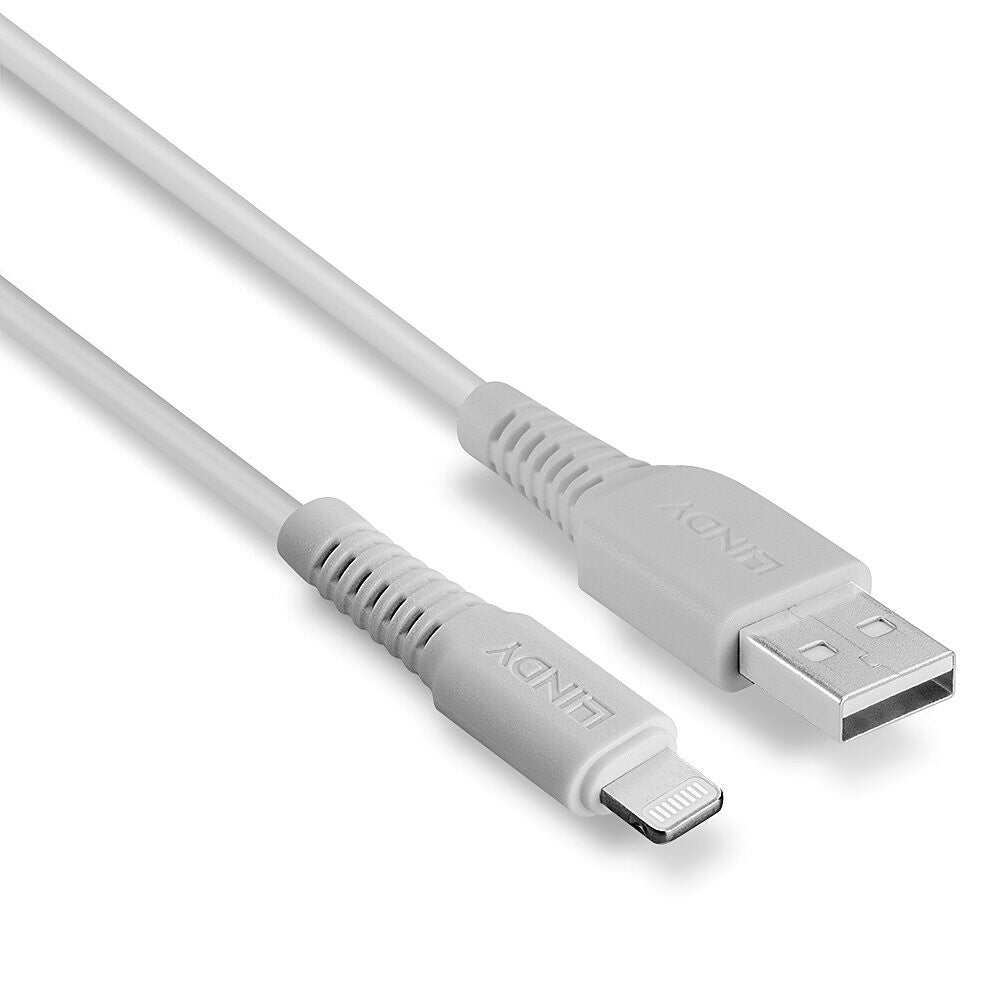Lindy 2m USB to Lightning Cable, White