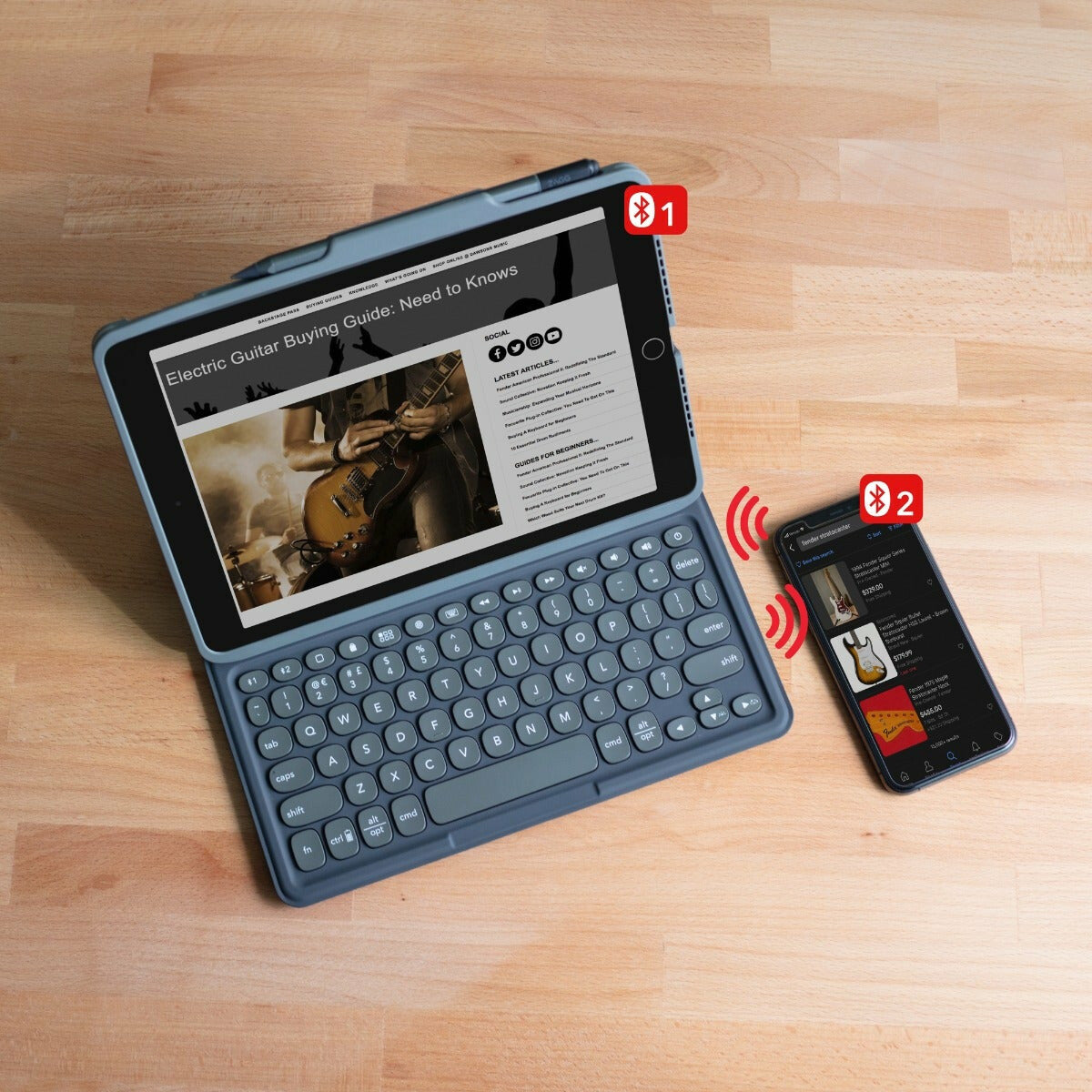 ZAGG Pro Keys keyboard Universal Bluetooth QWERTY English Grey