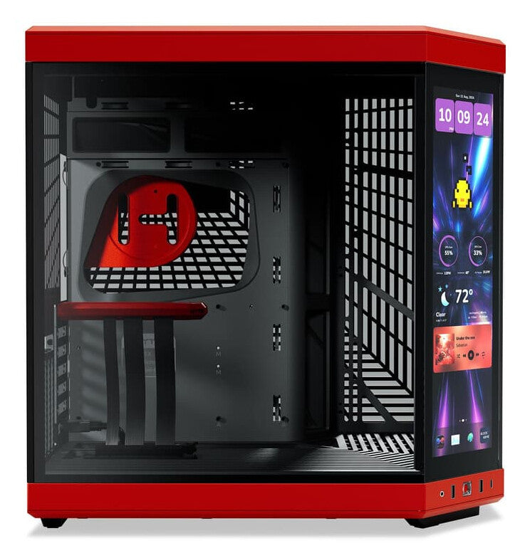 HYTE Y70 Touch Infinite Midi Tower Black, Cherry colour