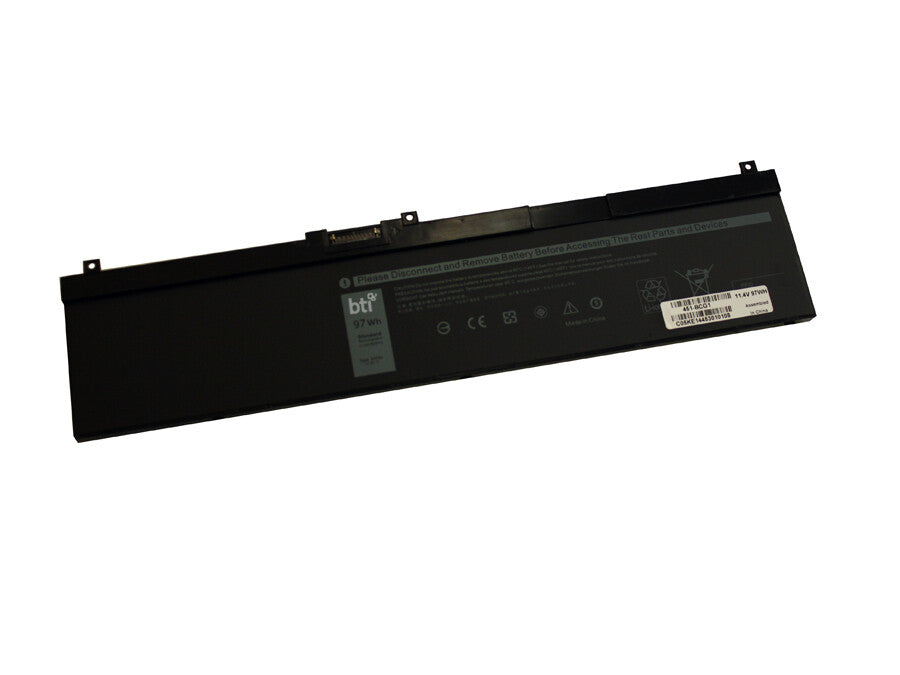 BTI Replacement 6 cell battery for DELL Precision 7530 7730 7540 7740 Mobile Workstation replacing OEM part numbers 451-BCGI 00WMRC CJ18V DP9KT GW0K9 NYFJH // 11.4V 97Wh