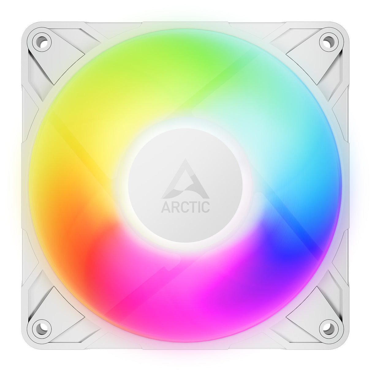 ARCTIC Freezer P12 Pro A-RGB (White) - 3 Pack 120 mm A-RGB PWM Fan with Cable Splitter