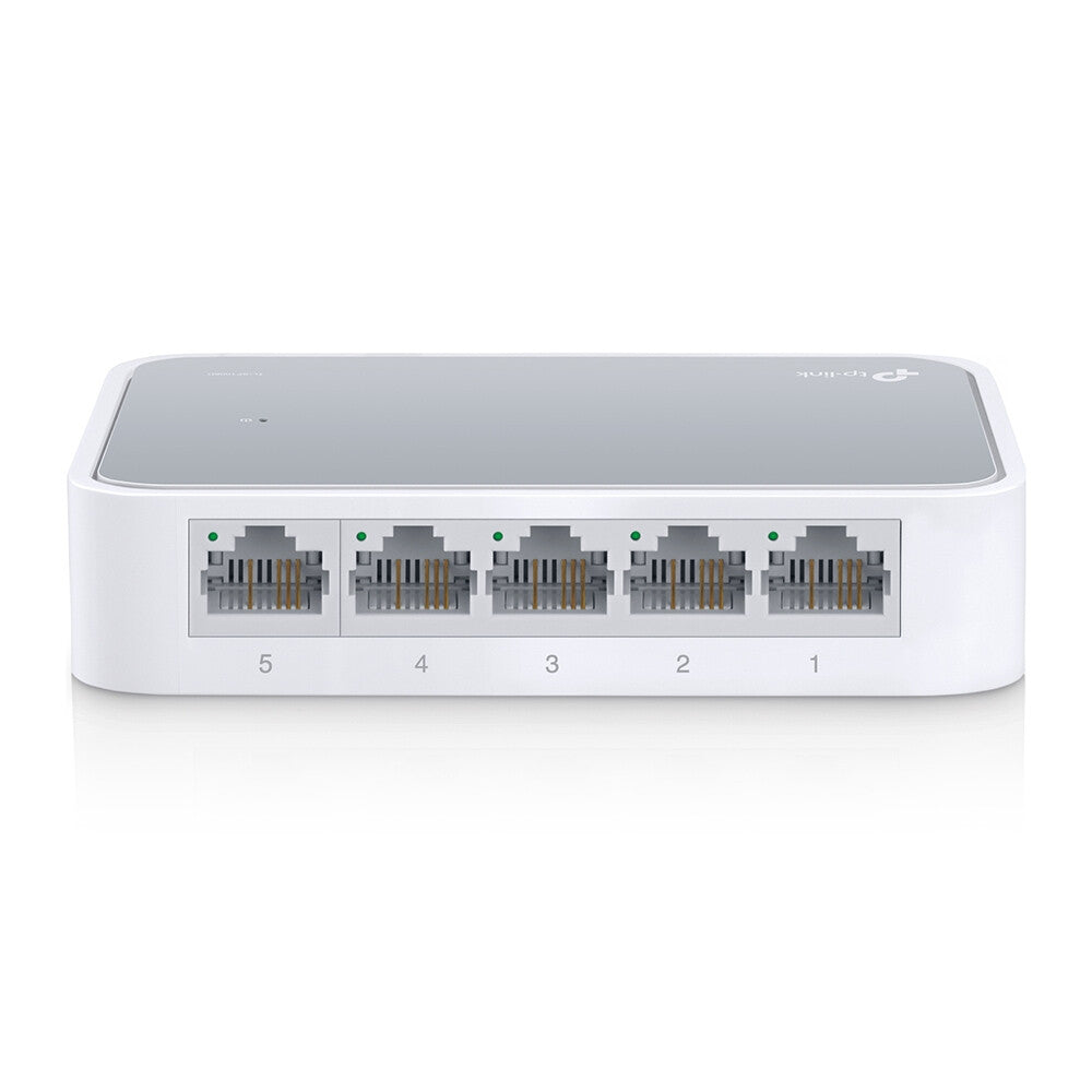 TP-LINK (TL-SF1005D V16) Switch de Escritorio No Administrado de 5 Puertos 10/100Mbps, Caja de Plástico