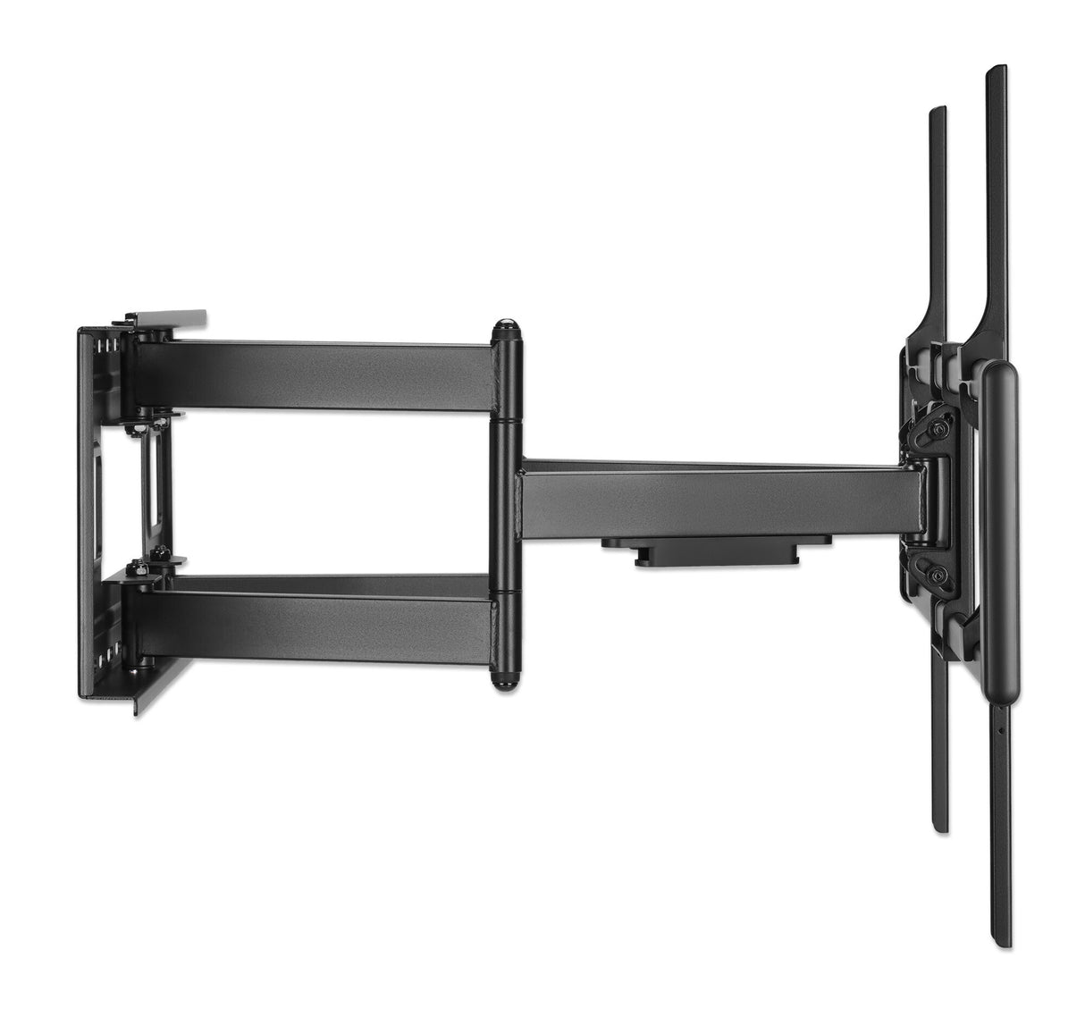 Manhattan Wall Mount for TV & Monitors (Full Motion), For screens 37" to 120", VESA compatability: all between 200x200mm and 900x600mm - check the dimensions of the four mounting holes on back of screen to ensure it fits, Max 120kg, Black, Bracket, Lifeti
