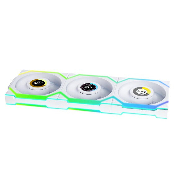 Lian Li UNI FAN SL Wireless LCD 120 Computer case 12 cm White 3 pc(s)