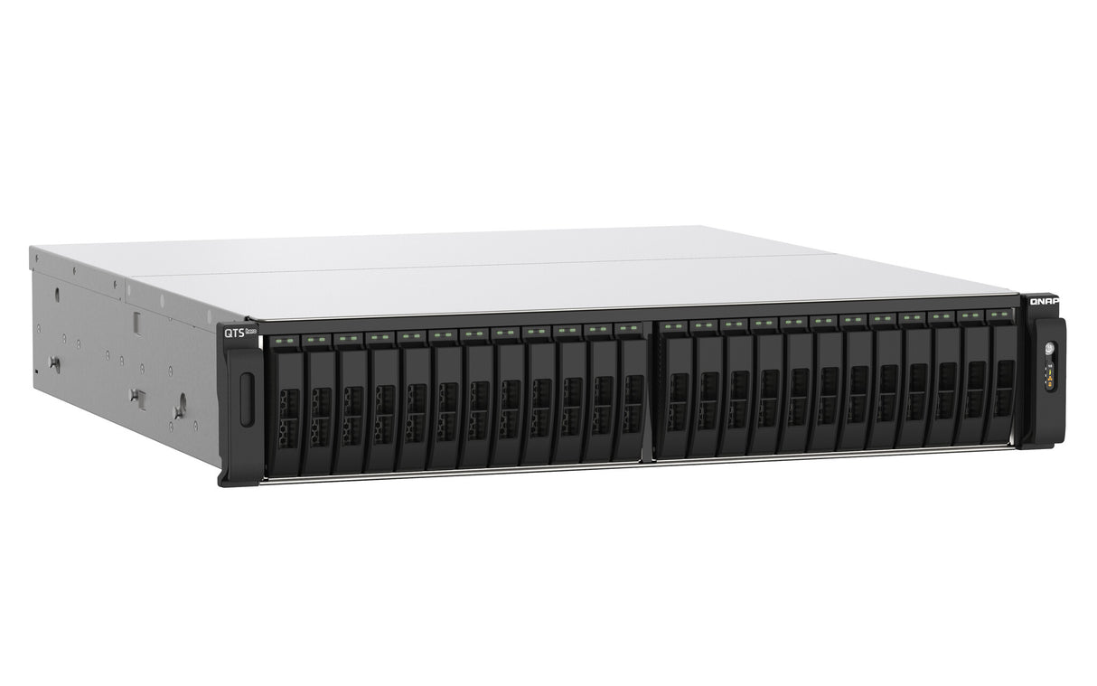 QNAP TS-h2490FU NAS Rack (2U) EPYC 7232P 64 GB DDR4 0 TB QuTS hero Black, Grey