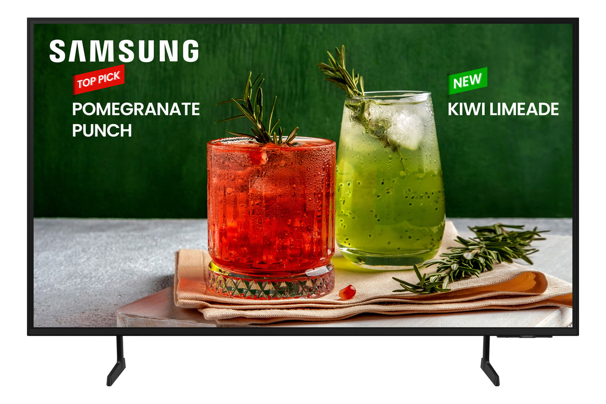 Samsung LH43BEDHLGKXXU Signage Display Digital signage flat panel 109.2 cm (43") LED Wi-Fi 4K Ultra HD Black Tizen 16/7