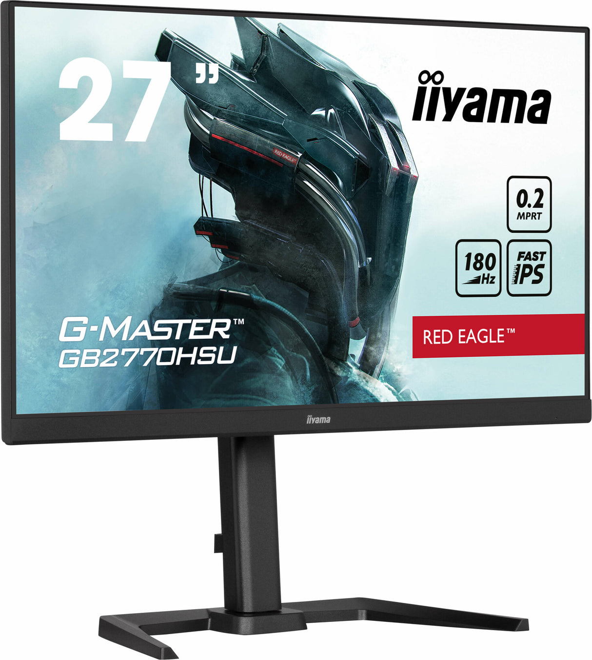 iiyama G-MASTER Unleash your full gaming potential with the Fast IPS GB2770HSU Red Eagle