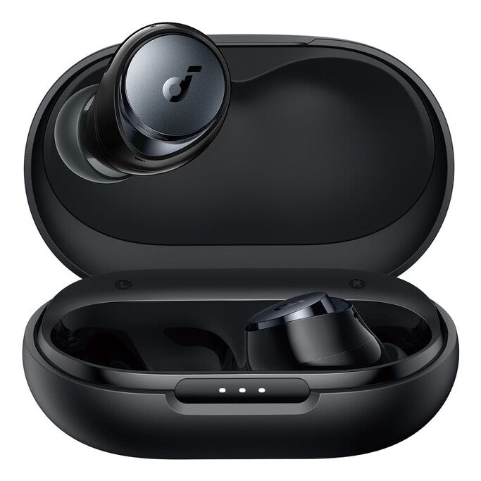 Anker Space A40 Adaptive Active Noise Canceling Wireless Earbuds, 50H Total Playtime, 10H Single Charge Playtime, LDAC Hi-Res Sound, Comfortable Fit, 6 Mics, Wireless Charge, Fast Charge