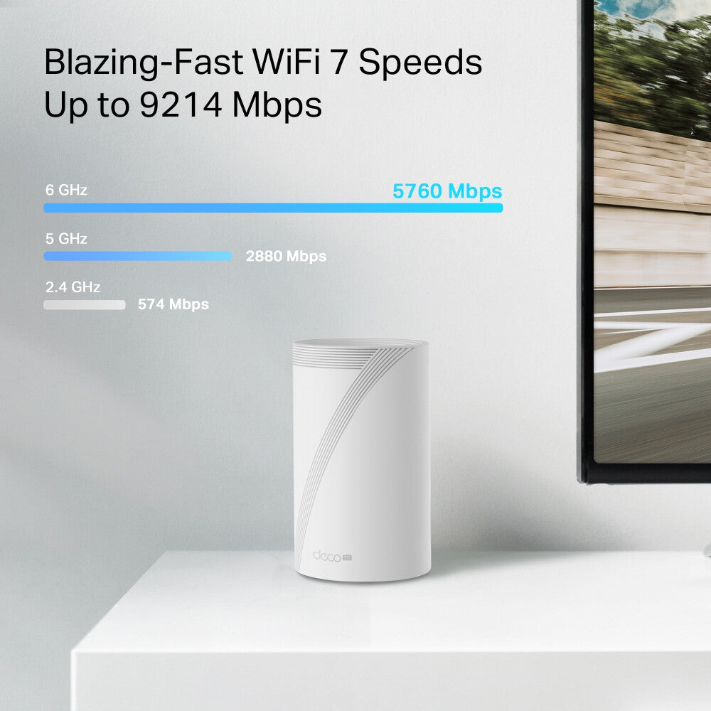 TP-Link 5G BE9300 Whole Home Mesh Wi-Fi 7 Router, Build-In 5G Modem