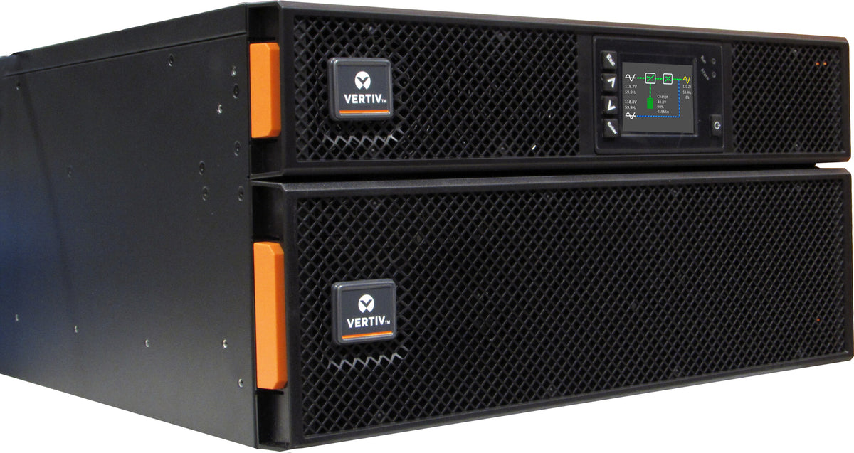 Vertiv Liebert GXT5 Double Online Conversion UPS -5000VA/5000W| 230V| With Rackmount Kit and Intellislot RDU101 Communication Card| GXT5-5000IRT5UXLN